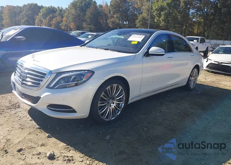 2016 Mercedes-Benz S 550 из США, поврежденный, VIN WDDUG8CB9GA239419